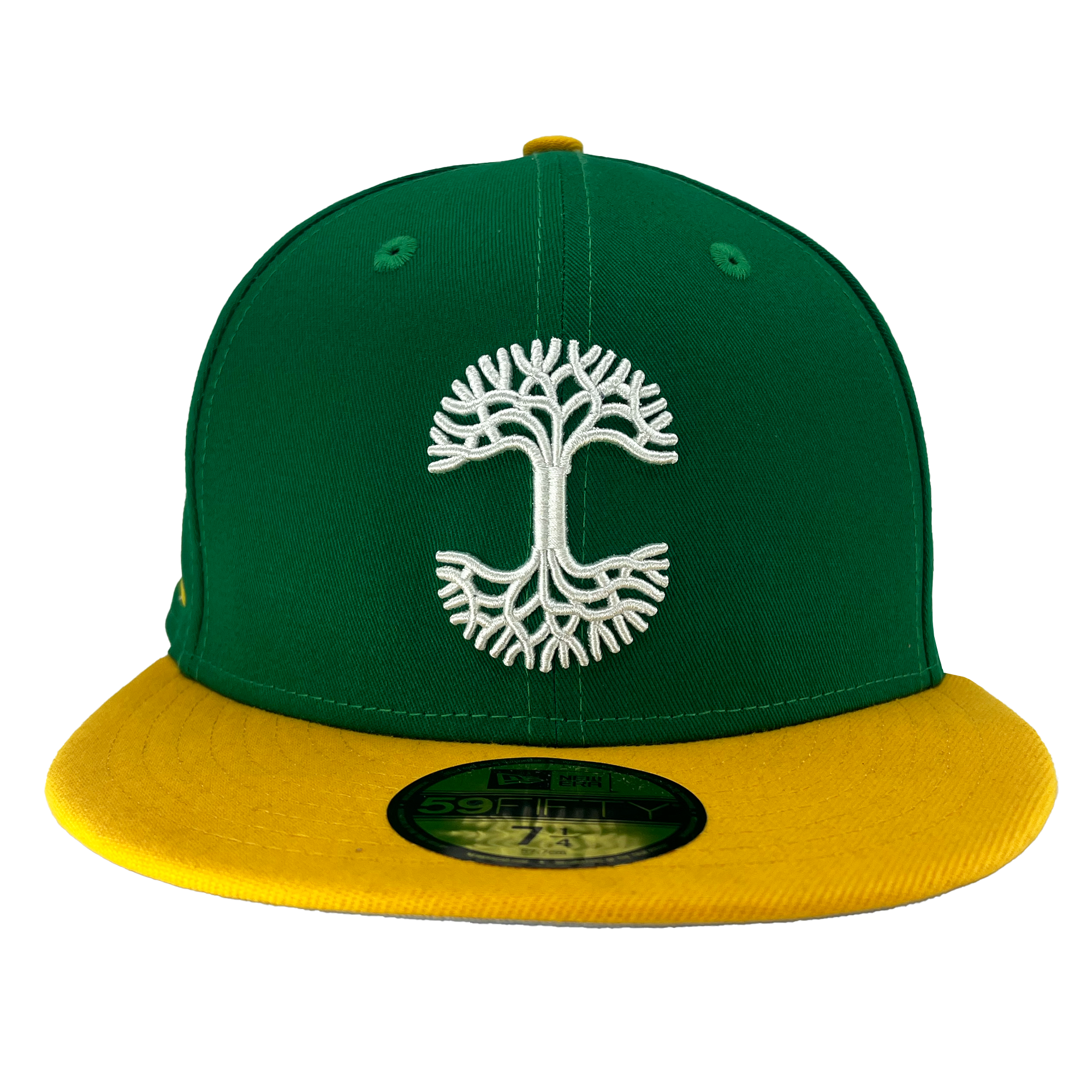 New Era x Oaklandish Classic 59FIFTY Fitted Cap, Green & Gold 7 / Kelly