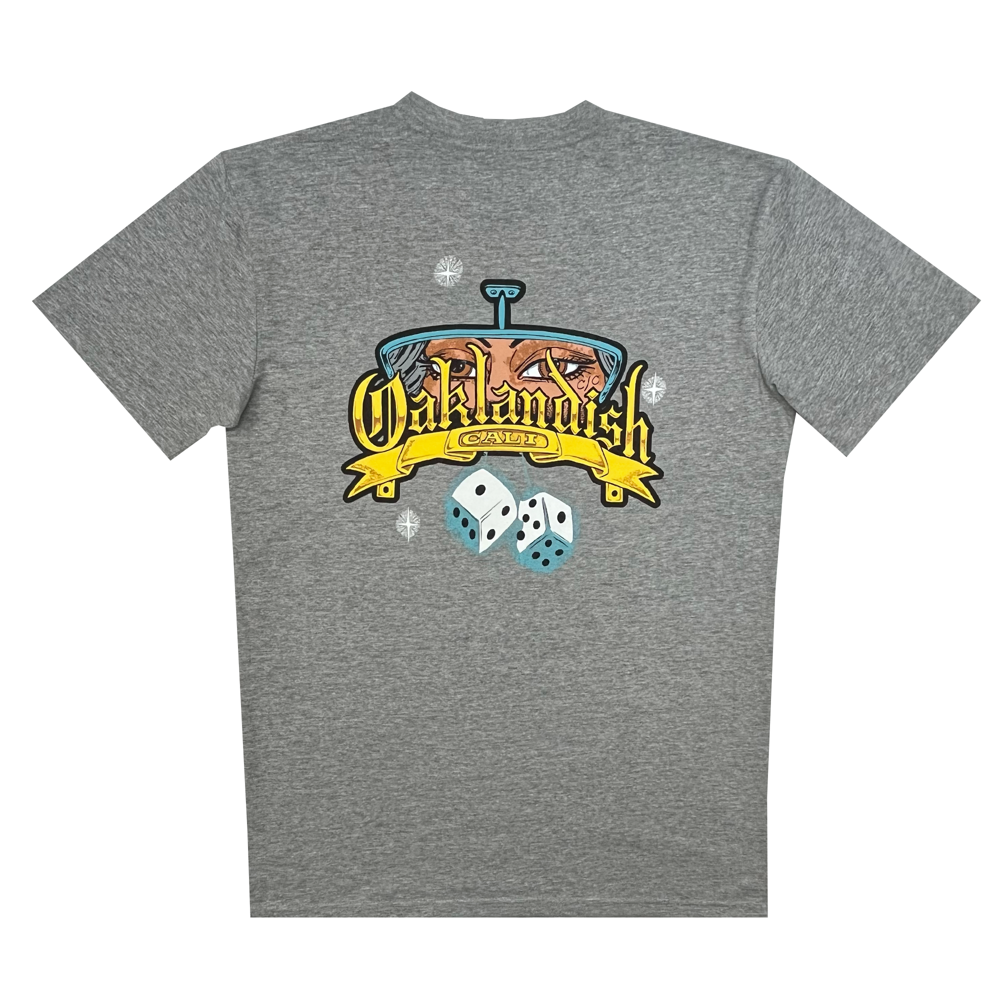 T-Shirt - Oakland Cruisin', Cali Cruise & Artist Matt Pardo, Grey