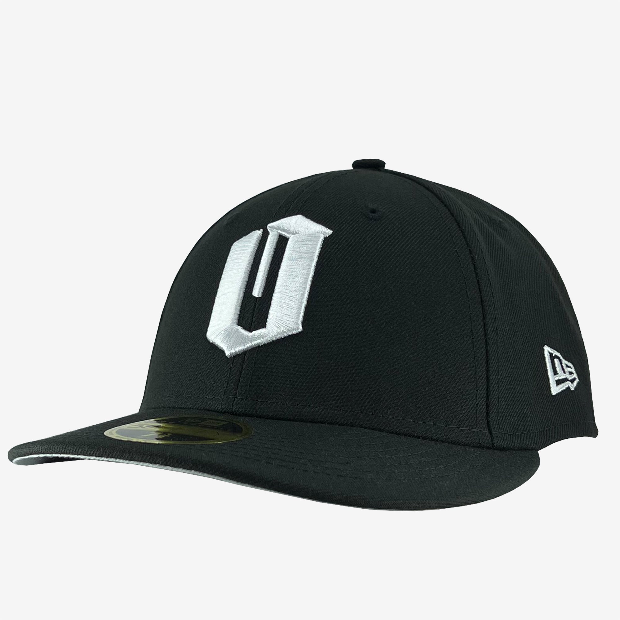 Cap - New Era 59FIFTY Low Profile, Oakland O, Black & White