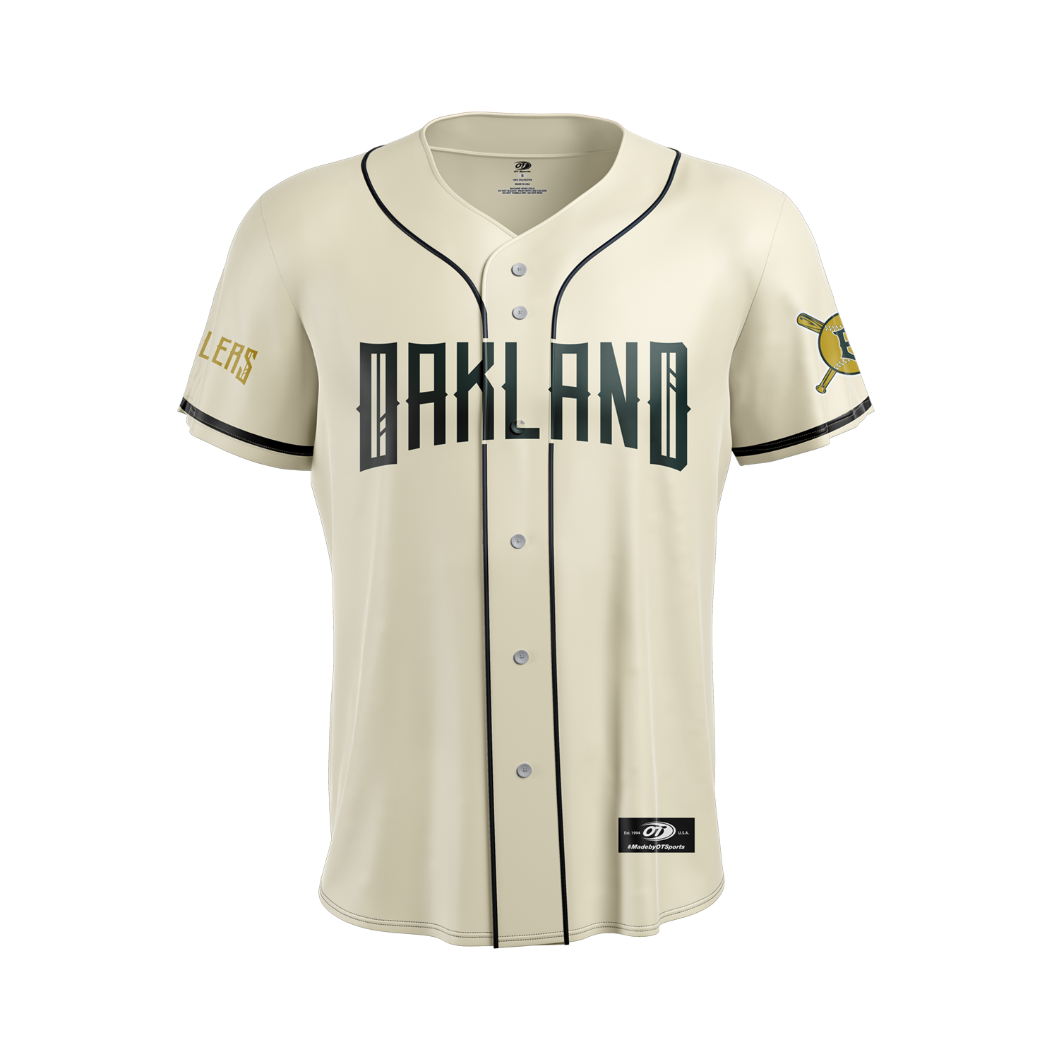 Oaklandish Oakland Ballers Home Jersey - Civic Pride By Design ...