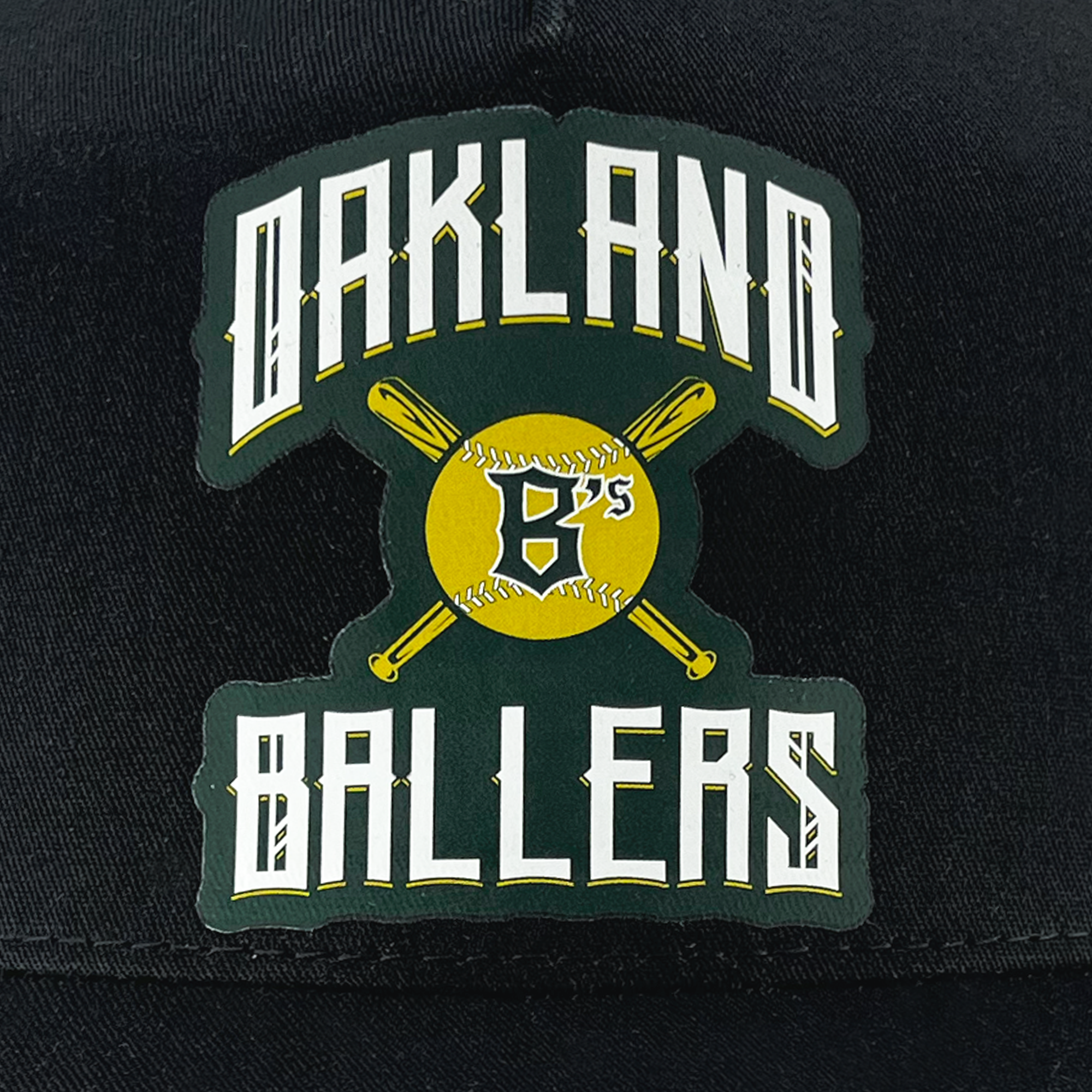 Oakland Ballers Alt. Logo Curved Visor Trucker