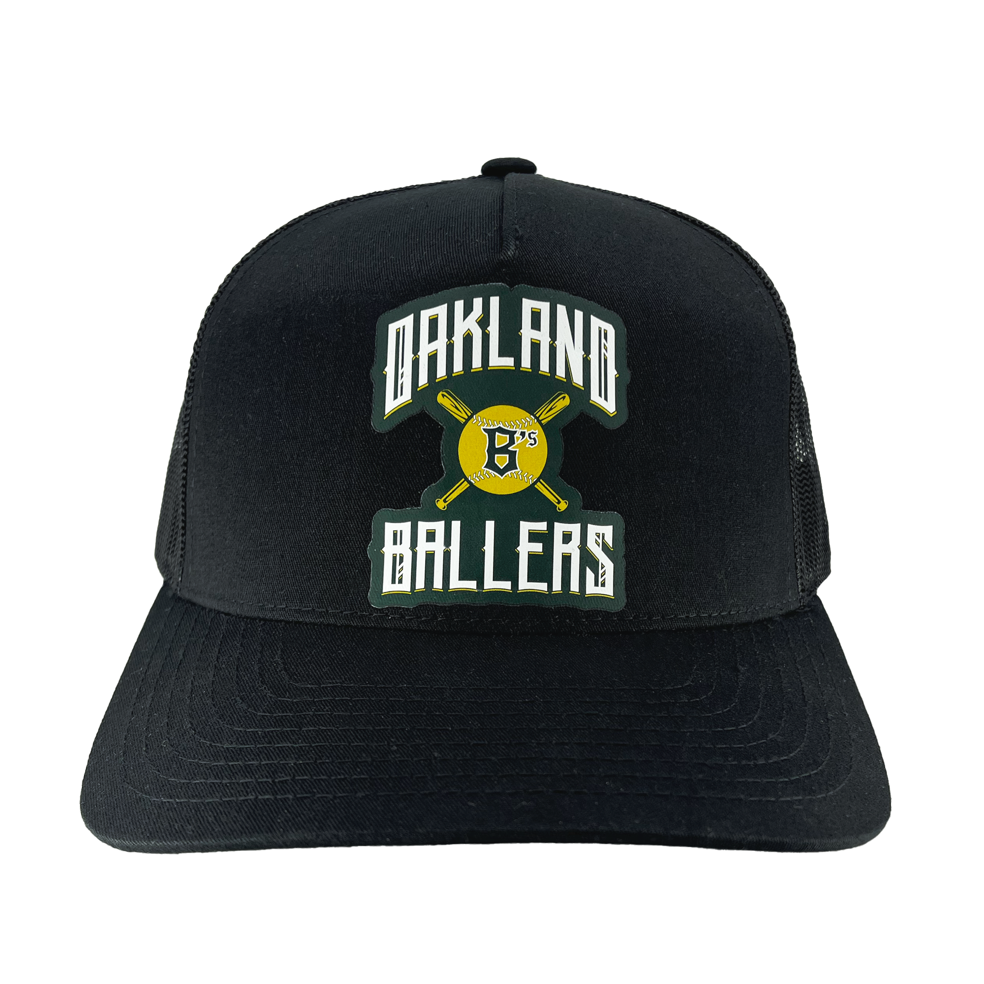 Oakland Ballers Alt. Logo Curved Visor Trucker