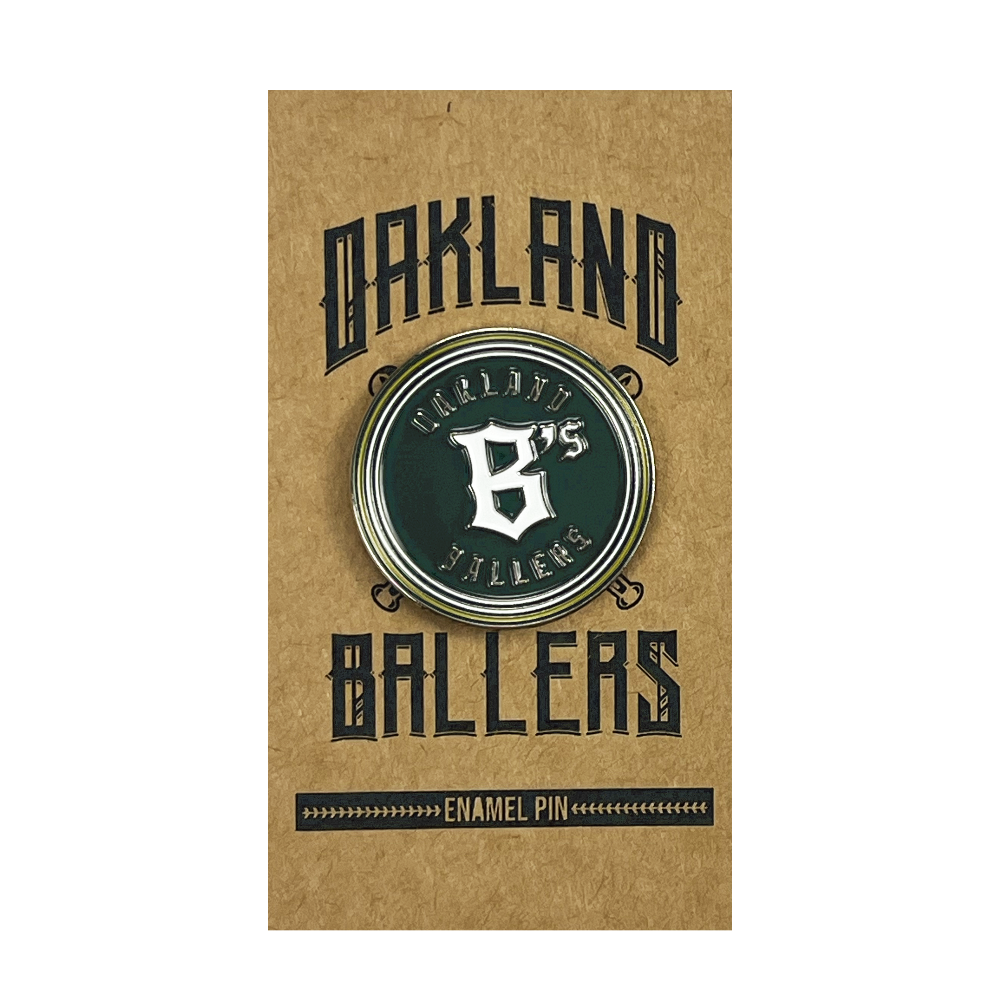 Oakland Ballers Logo Enamel Pin