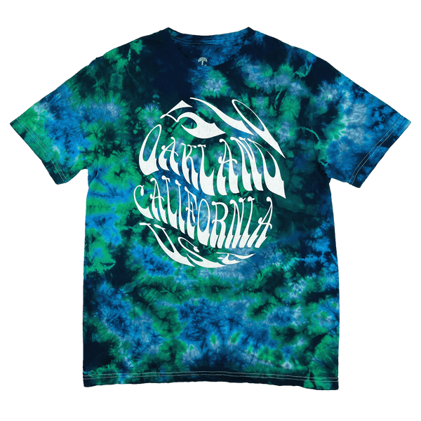 Select Start x Goosebumps 80s Orange & Blue Tie Dye T-Shirt