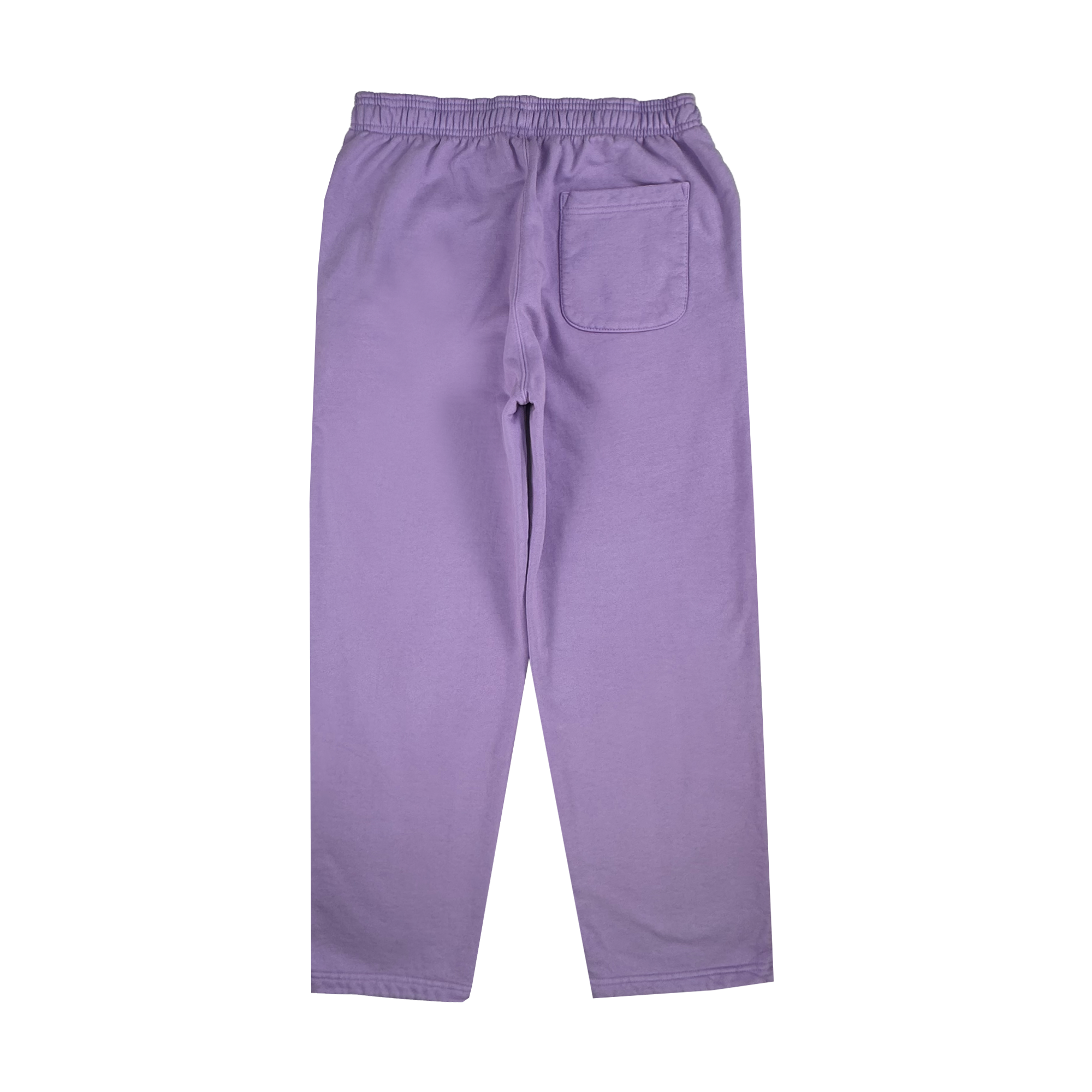 Golden State Valkyries Primary Heavy Sweatpants by GSV are crafted from soft organic cotton, featuring an elastic waistband and a back pocket. These purple men's sweatpants have straight uncuffed legs, echoing the casual style favored by fans.