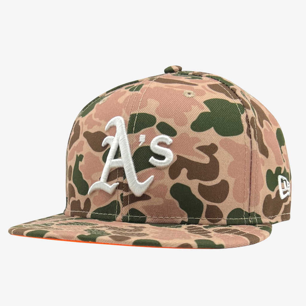 Oakland A's New Era 59Fifty Fitted - Duck Camo – Headliners