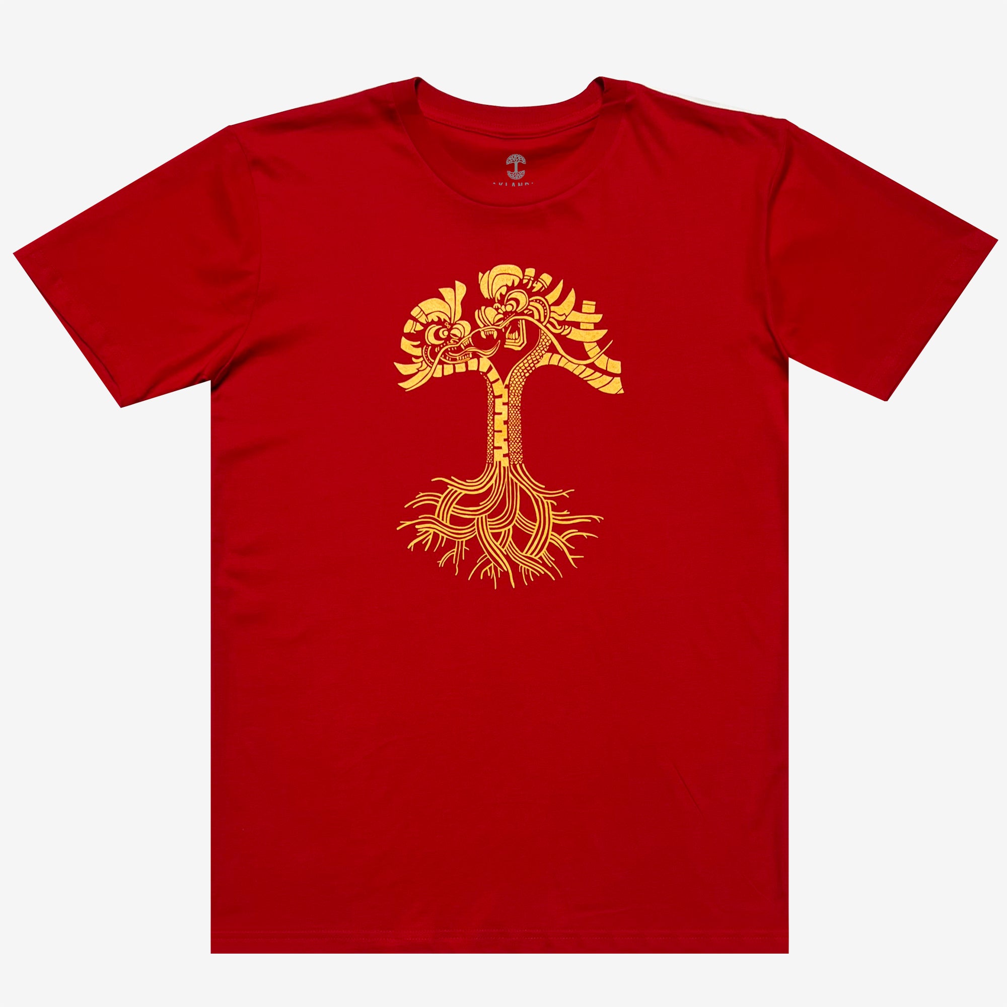 Red and gold t hot sale shirt