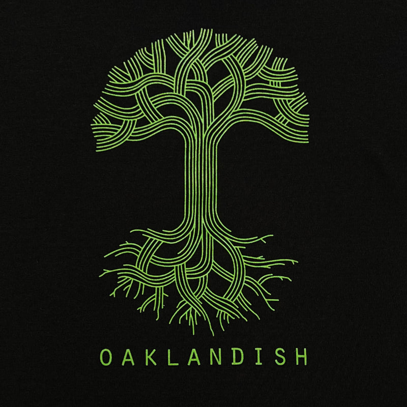 Oaklandish Women's T-Shirt - Viva Oakland, Black Cotton Slim Fit Small / Black