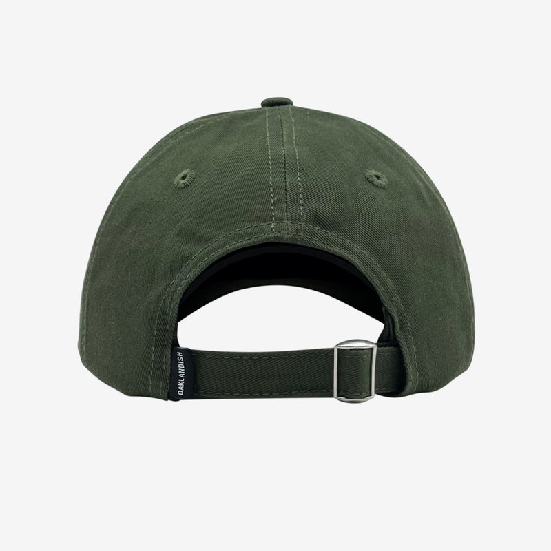 Dad Cap - Olive with Black Official Micro Embroidered O Logo