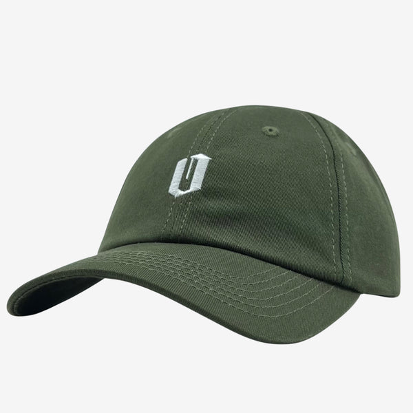Dad Cap - Olive with Black Official Micro Embroidered O Logo