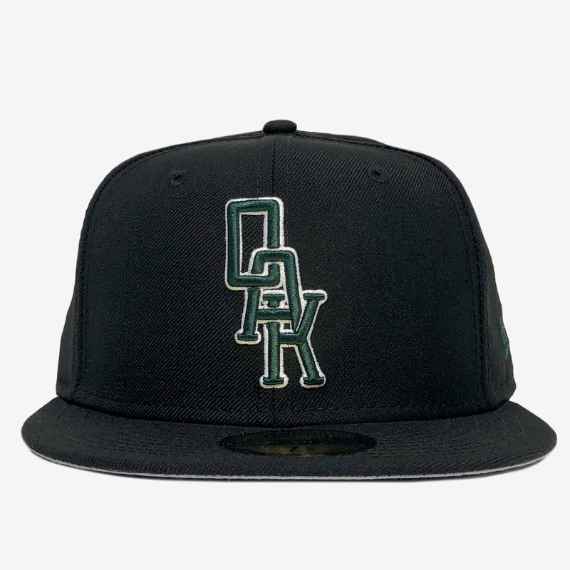 New Era 59FIFTY Los Angeles Dodgers Fitted Hat Dark Green White