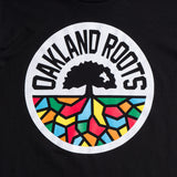 T-Shirt - Oakland Roots Sports Club, Rainbow Funk, Black XXX-Large / Black
